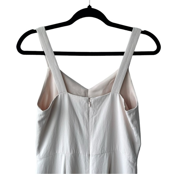 EVERLANE The Japanese GoWeave Cropped Slip Jumpsuit in Blush Pink Size 00 - Picture 5 of 7